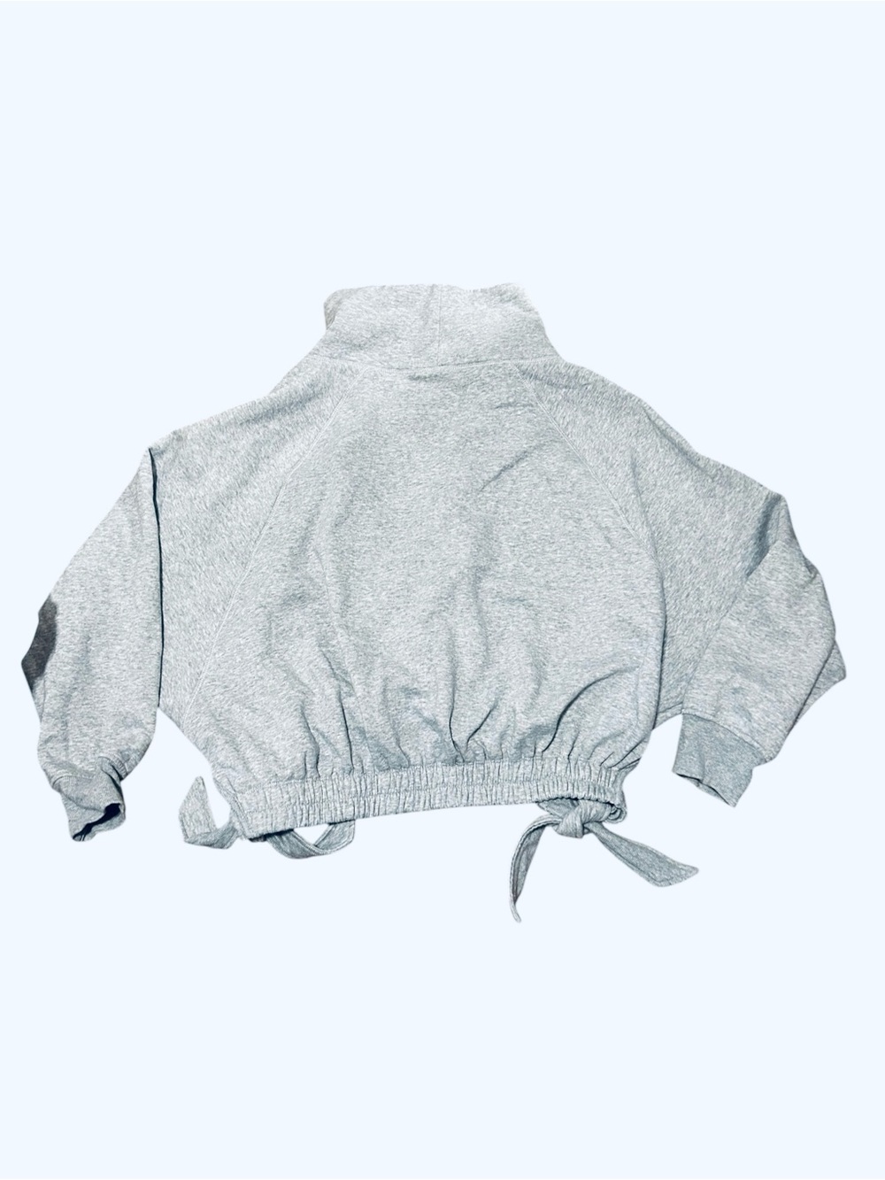 Daily Practice by Anthropologie Long-Sleeve Funnel Neck Sweatshirt Grey Medium - Picture 6 of 10